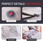 VMstr 15-Pack Vacuum Seal Bags for Clothing Travel, Carry-on Size for Luggage Compression Packing, Space Bags with Plug-in Electric Pump