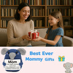 Gifts for Mom from Daughter Son, Handmade Crochet Elephant Doll, Cute Emotional Support Animal Mom Gift, Inspirational Mother Appreciation Gift,Birthday Gifts Idea
