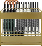 Umbrella Holder Entryway, Umbrella Stand Rack 26.8*12.6*27.6in Metal Square Umbrella Rack Organizer Removable Drip Tray Open Design Hollow-Out Design Drip Tray Handle Raised Feet