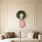 of Decorative Door Swag with Beautiful Scalloped Design Instantly Brightens Entryways and Living Space Trim Garlands Ribbons