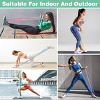Resistance Bands, Pull Up Bands, Workout Bands for Exercise, Thick Heavy Resistance Band Set with Door Anchor, Elastic Bands for Body Stretching, Training at Home/Gym for Men & Women