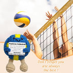 Handmade Emotional Support Collect Volleyball - Motivational Volleyball Decor,Funny Volleyballs Gift for Best Friend,Team Player,Coach,Brother or Colleague,Volleyballs Lover Home & Locker Room Decor