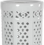 Red Lantern 17" Carved Lattice Decorative Umbrella Stand