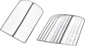 Amazon Basics Zippered PEVA Garment Bag, Dust Cover for Clothing Protection, Translucent White, 5-Pack