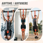 LEEKEY Resistance Bands, Exercise Bands with Handles,Pull Up Assist Bands - Band Set with Door Anchor - Bands for Working Out,Band for Men and Women Fitness Training,Home Workouts