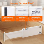 Lifewit 12 Pack 4" High Drawer Dividers 34-56cm/13.5-22" Adjustable Drawer Organizer for Clothes/Utensils, Expandable Drawer Separator in Dresser/Kitchen/Bedroom/Office Organization & Storage White