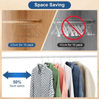 SPECILITE Wire Metal Clothes Hangers Bulk 250 Pack for Standard Size Suits, Coats, Shirts, Pants, Skirts, Space Saving, Non Slip,16 Inch 12 Gauge Ultra Thin, Silver