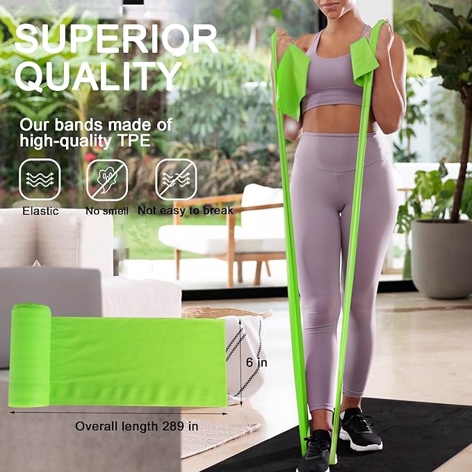 Resistance Bands Professional Bulk Rolls. Elastic Physical Therapy Band. Resistance Bands Elastic Exercise Bands for Recovery, Physical Therapy, Yoga, Pilates, Rehab,Fitness