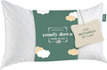 ComfyDown Decorative Throw Pillow Insert, Down and Feather Fill, 100% Cotton Cover, 233 Thread Count - Made in USA (12 X 24)