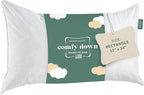 ComfyDown Decorative Throw Pillow Insert, Down and Feather Fill, 100% Cotton Cover, 233 Thread Count - Made in USA (12 X 24)
