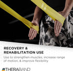 THERABAND CLX Resistance Band with Loops, 5-Foot Non-Latex Exercise Band for Mobility, Rehab, Stretching & Home Workouts, Color-Coded Resistance Levels