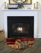 Unique Loom Barista Collection Area Rug - Kouillou (2' 7" x 4' 1" Hearth, Multi/Brown)