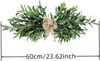 Artificial Olive Swag, Floral Swag with Green Leaves and Olive Fruit, Fake Olive Leaves Decorative Swag