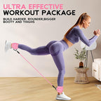 HPYGN Ankle Resistance Bands, Ankle Bands for Working Out with Cuffs, Resistance Bands for Leg Butt Training Workout Equipment for Kickbacks Hip Gluteus Training, Ankle Strap with Exercise Bands