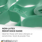 THERABAND CLX Resistance Band with Loops, 5-Foot Non-Latex Exercise Band for Mobility, Rehab, Stretching & Home Workouts, Color-Coded Resistance Levels