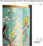 Commercial Ceramic Vintage Umbrella Stand Hand-appliqué Chinese Large capacity Umbrella Holder Organizer Umbrellas Storage Bucket for Entryway(D)