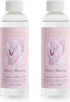 COCORRÍNA Refill - Cherry Blossom 2 Pack Reed Diffuser Oil Refill for Home,Bathroom