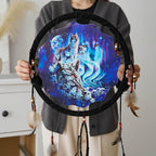Remorelt 3PCS/Set Large Size Dream Catcher Wolf & Eagle Pattern Hanging Decor, Native American Style Ornament for Home, Dorm, Car,Wolf Decor Wolf Gifts for Wolf Lover(DC04 13Inch Set 3 Mix)