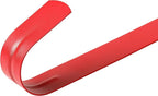 Wreath Hanger for Front Door, Slim Over The Door Hook, Easy to Use and Reusable Holiday Wreath Holder for Christmas, Thanksgiving, Halloween and Daily Décor (12" Red, 2)