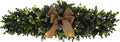 v-max 32" Boxwood lamb's Ear with Burlap Ribbon Swag with LED Light (A14370L)