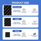Jumbo Vacuum Storage Bags with Electric Pump, 10 Pack Vacuum Seal Bags for Clothing, Bedding, Pillow, Comforters, Blankets, Compression Bags Includes Portable Fast Pump for Home Organization Storage
