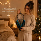 Blue Dream Catchers for Boys Handmade Dreamcatchers Kids Bedroom Wall Hanging Decoration Art Ornament Craft Gift