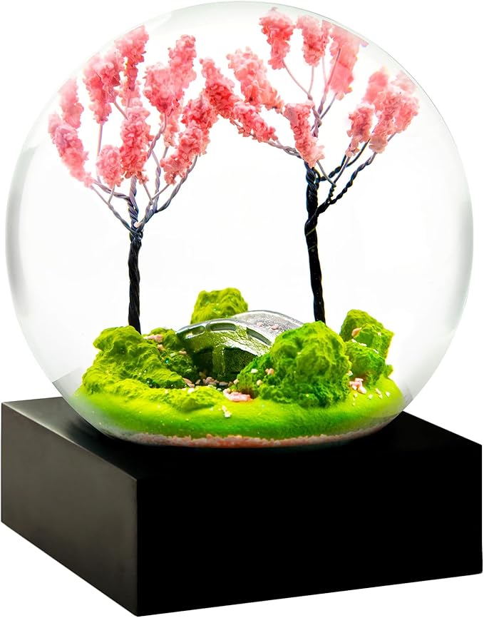 CoolSnowGlobes Spring Trees Glass Snow Globe by CoolSnowGlobes®