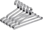 Fayleeko Stainless Steel Wire Hangers - 50 Pack Heavy Duty, Space Saving 16.5 inch Ultra Thin Coat Hangers