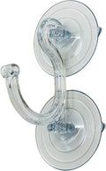 Commercial Christmas Hardware Giant 3 In. 20 Lb. Holding Capacity Double Suction Cup Wreath Hook - 1 Each