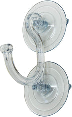 Commercial Christmas Hardware Giant 3 In. 20 Lb. Holding Capacity Double Suction Cup Wreath Hook - 1 Each