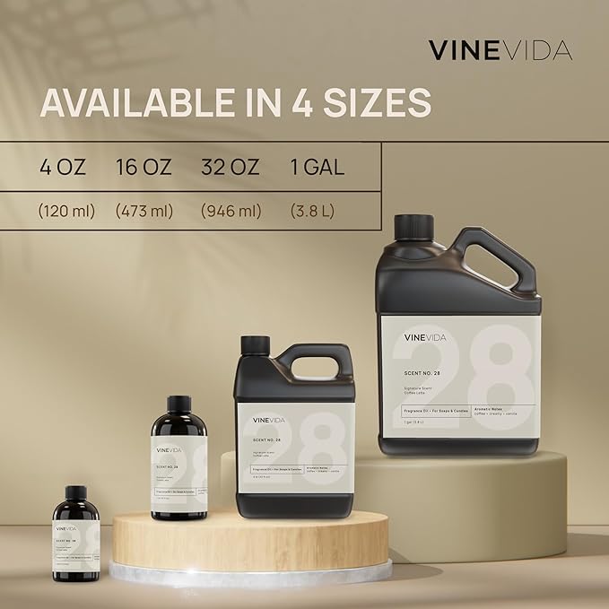 VINEVIDA [128 Fl Oz] Scent NO. 1000 Inspired by My Way Fragrance Oil For Cold Air Diffuser, Aromatic Notes of Leather Lemon Sandalwood, Essential Oil for Diffuser Oil Refill & Air Freshener Room Spray