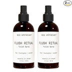 Muse Apothecary Flush Ritual - Aromatic & Refreshing Toilet Spray, Use Before You Go, 2 oz, Infused with Natural Essential Oils - Aloe + Eucalyptus + Lavender, 2 Pack