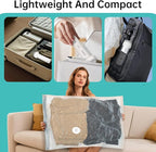 Cordless Electric Vacuum Pump for Vacuum Storage Bags Travel Air Pump, Portable USB Rechargeable Seal & Compression Bag Pump for Clothes, Blankets & Bedding (Grey)