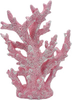Etlemonde Beach Coastal Decor Coral Reef Home Decor Coral Statue Sculpture Home,Desk,Bathroom,Desktop Shelf Statue,Marine Themed Gifts (Pink Coral)