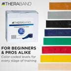 THERABAND Resistance Band, Special Heavy, 50-Yard Roll, Elastic Band for Exercise