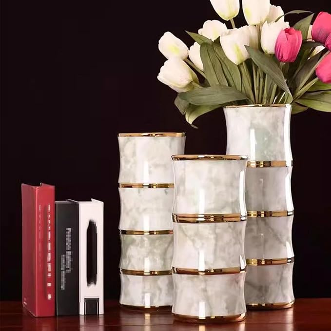 Ceramic Umbrella Stand Rack, Home Free Standing Umbrella Holder Bucket, Canes Walking Sticks Holder(A)