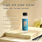 Airkeep Reed Diffuser Set,1.69 fl oz (100 ml) - Ocean Mist&Sea Salt Oil Diffusers with 8 Reed Sticks,Home Fragrance Reed Diffuser for Bathroom Shelf Decor