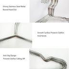 Wire Hangers 20 Pack Clothes Hangers Heavy Duty Metal Coat Hanger Stainless Steel Thin Hangers 16.5 inch