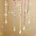 Artilady Butterfly Dream Catchers with Crystals - Large Boho Purple Moon Dream Catcher Wall Decor Home Decorations Girls Kids Baby Bedroom Room Decor Christmas Birthday Teen Girl Boys Gifts