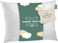 ComfyDown Decorative Throw Pillow Insert, Down and Feather Fill, 100% Cotton Cover, 233 Thread Count - Made in USA (16" X 22")