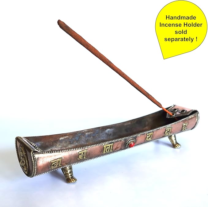 Indian Temple Incense Sticks - Artisan Luxury Masala Incense - Handmade Long-Burning Incense 20+ Sticks - Divine Scent for Home & Meditation