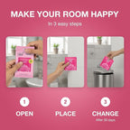Godrej Aer Power Pocket Bathroom Fragrance - Fresh Blossom, 10g (Pack of 6)
