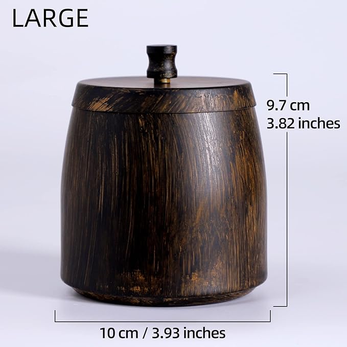Large Ashtray with Lid for Cigarette, Stainless Steel Smokeless Odorless Windproof Ash tray for Home Office Tabletop Outside Patio Outdoor Balcony(3.93''x3.2''x3.82'')