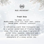 Muse Apothecary Flush Ritual - Aromatic & Refreshing Toilet Spray, Use Before You Go, 8 oz, Infused with Natural Essential Oils - Fresh Snow, 2 Pack