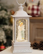 Pregnant Mom Snow Globe Decorations Gift Christmas Snow Globe, 6H Timer, Battery & USB Operated Christmas Lantern, New Mothers Gifts for Expectant Dad and Mom