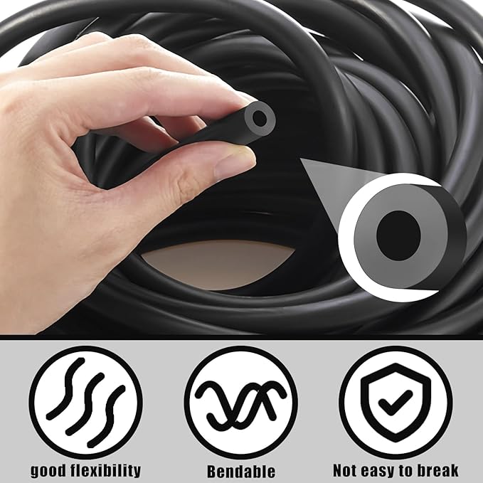 1 Roll Resistance Tubes Exercise Tubing 50ft Exercise Bands Tubing for Therapy, Lower Pilates, Home Workouts, Rehab Core