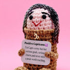 Capricorn Gifts Women Men Birthday Christmas,Capricorn Gifts Positive Card Inspirational Gift for Women Zodiac Astrology Plush Toy for Halloween,Retirement Bosses Day Stuff Things (Capricorn)
