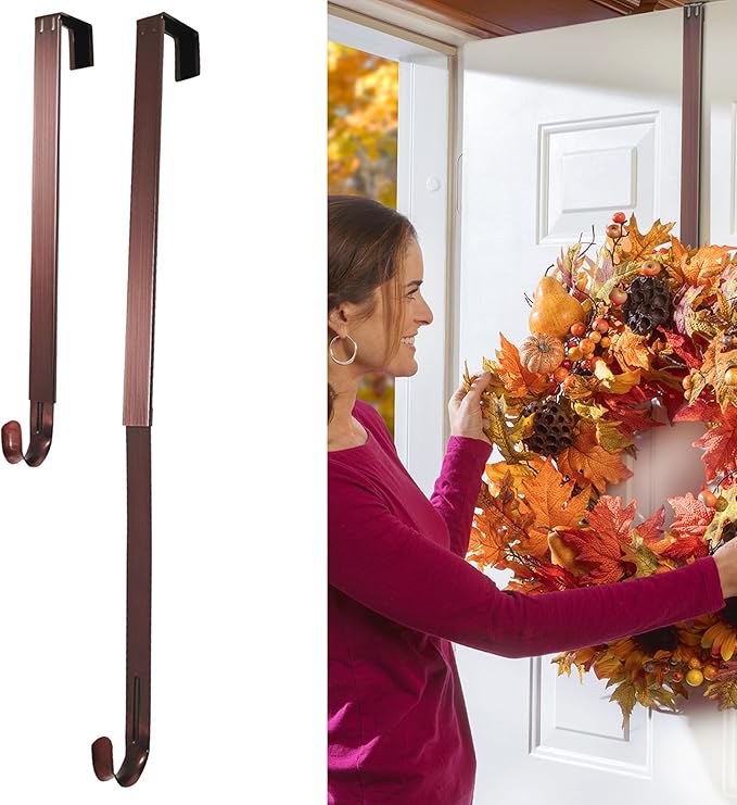 Haute Decor Adjustable Length Wreath Hanger - 20 Lb. Capacity