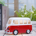 Bus Snow Globe with 6H Timer and Swirling Glitter, USB & Battery Powered, Night Light Snowglobes Statue for Home & Office, Gift Idea (Bus)