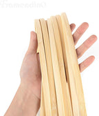 Framendino, 10 Pack 12 Inch Wooden Bamboo Hoops Wreath Rings for DIY Wedding Decor Dream Catcher Wall Hanging Crafts